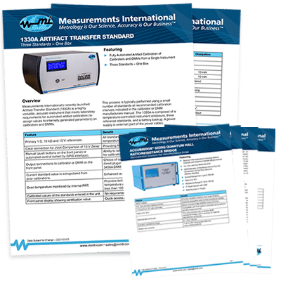 Measurements International Data Sheets